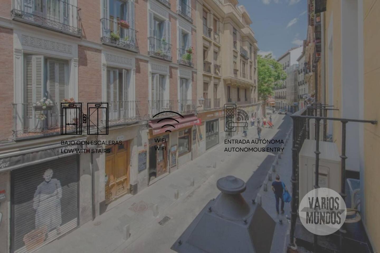 Appartamento Nuevo Apt De 7Pax Entre La Cava Alta Y La Cava Baja Madrid Esterno foto
